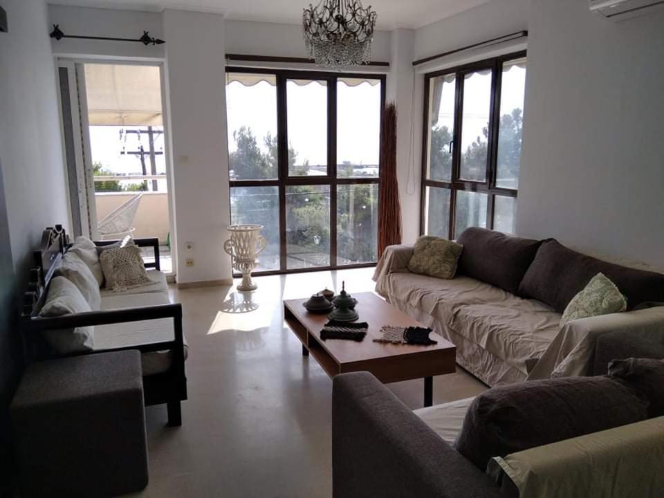 Super View Seafront Apartment Неа-Міханіона Екстер'єр фото